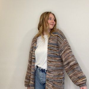 American Eagle Multi-colored cardigan sweater